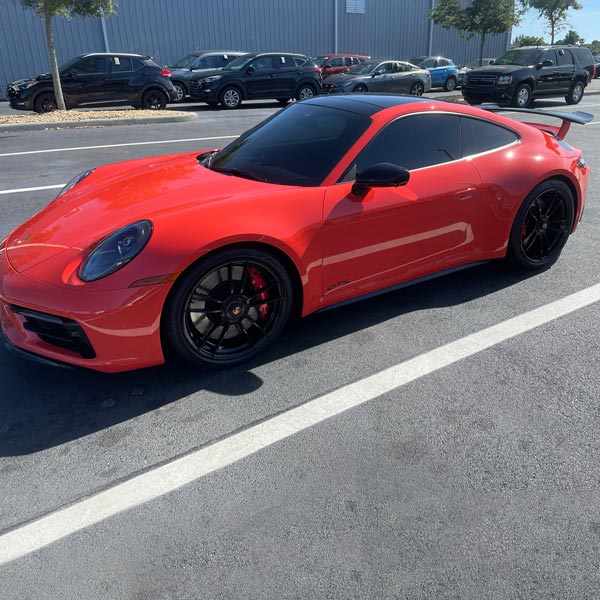 tinted porsche