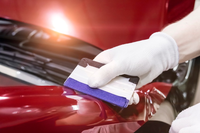 Paint protection film installation by Auto Salon of Orlando in Orlando, FL